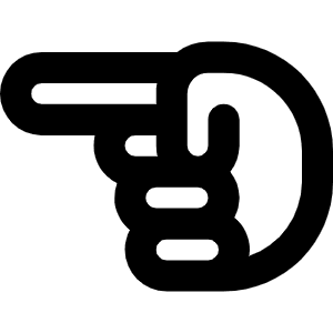 Hand Point Left Icon from Font Awesome Regular Set