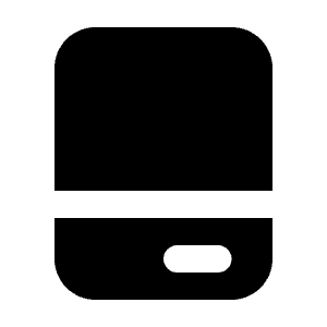 Hard Drive Icon from Majesticons Solid Set