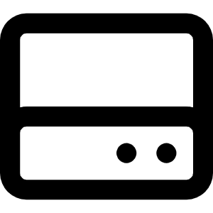 Hard Drive Icon from Font Awesome Regular Set