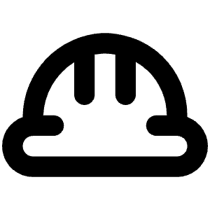 Hard Hat Icon from Unicons Line Set