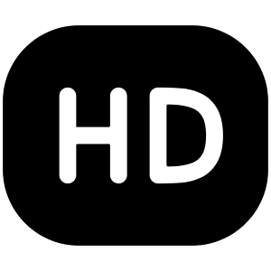 Hd Display Icon from Iconoir Solid Set
