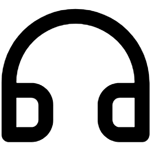Headphones Icon from Unicons Line Set