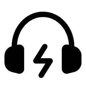 Headset Bolt Icon from Iconoir Solid Set