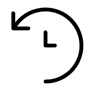 History Alt Icon from Unicons Thinline Set