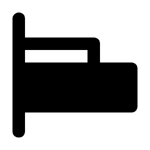 Horizontal Align Left Icon from Unicons Solid Set