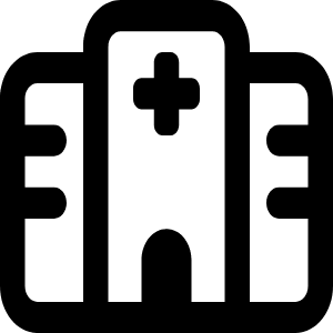 Hospital Icon from Font Awesome Regular Set