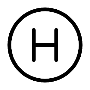 Hospital Symbol Icon from Unicons Thinline Set