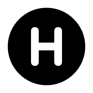 Hospital Symbol Icon from Unicons Solid Set