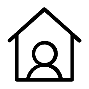 House User Icon from Unicons Thinline Set