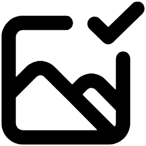 Image Check Icon from Unicons Line Set