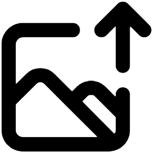 Image Upload Icon from Unicons Line Set