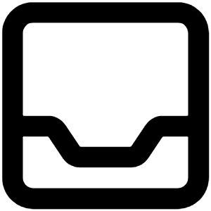 Inbox Icon from Unicons Line Set