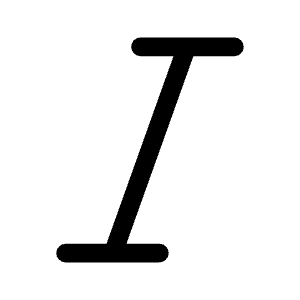 Italic Icon from Heroicons Solid Set