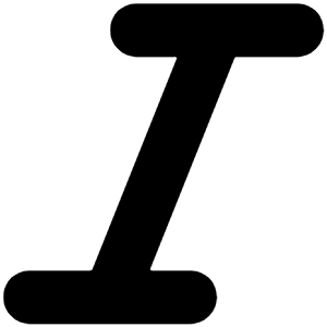 Italic Icon from Unicons Line Set