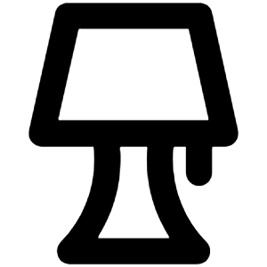 Lamp Icon from Unicons Line Set