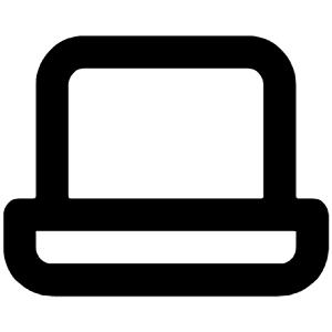 Laptop Icon from Unicons Line Set