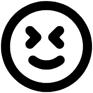 Laughing Icon from Unicons Line Set