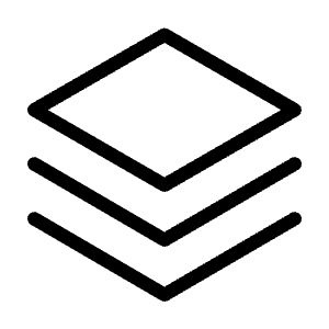 Layer Group Icon from Unicons Thinline Set