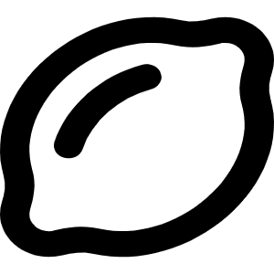 Lemon Icon from Font Awesome Regular Set