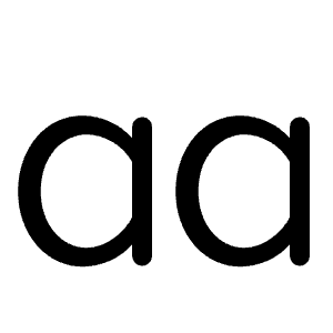 Letter Case Lowercase Icon from Radix Set