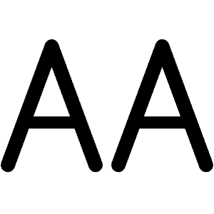 Letter Case Uppercase Icon from Radix Set