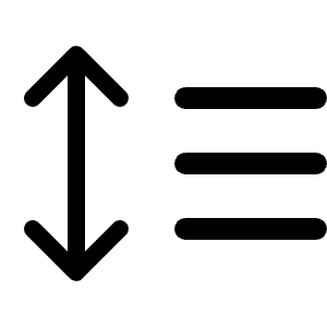 Line Height Icon from Radix Set