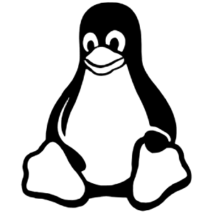 Linux Icon from Unicons Line Set