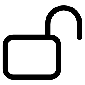 Lock Open Icon from Heroicons Outline Set