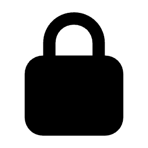 Lock Icon from Unicons Solid Set