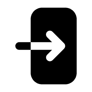 Login Icon from Majesticons Solid Set