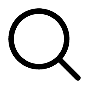 Magnifying Glass Icon from Heroicons Outline Set