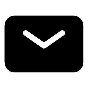 Mail Icon from Iconoir Solid Set