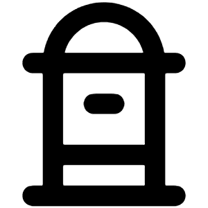 Mailbox Alt Icon from Unicons Line Set