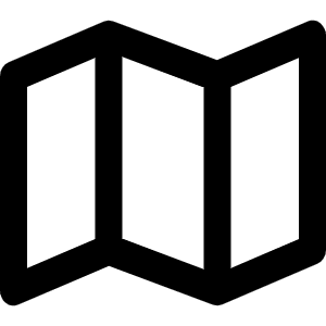 Map Icon from Font Awesome Regular Set