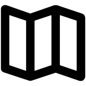 Map Icon from Unicons Line Set