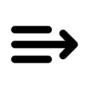Menu Expand Right Icon from Majesticons Solid Set