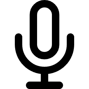 Mic Icon from Feather Set