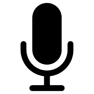 Microphone Icon from Heroicons Solid Set