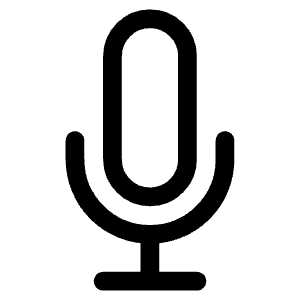 Microphone Icon from Heroicons Outline Set