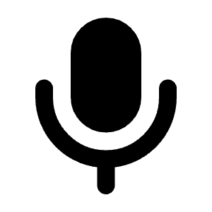 Microphone Icon from Majesticons Solid Set