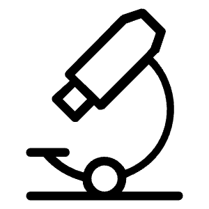 Microscope Icon from Unicons Thinline Set
