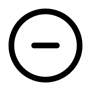 Minus Circle Icon from Heroicons Outline Set