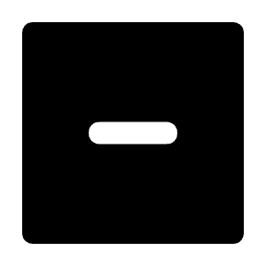Minus Square Full Icon from Unicons Solid Set
