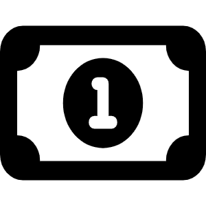 Money Bill 1 Icon from Font Awesome Regular Set