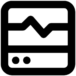 Monitor Heart Rate Icon from Unicons Line Set