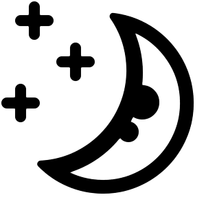 Moon Icon from Radix Set