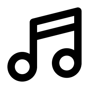 Music Line Icon from Majesticons Line Set