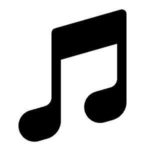 Musical Note Icon from Heroicons Solid Set