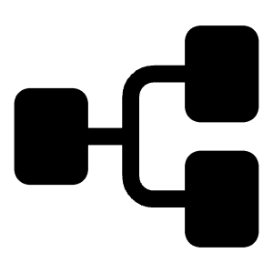 Network Right Icon from Iconoir Solid Set