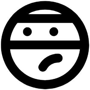 Ninja Icon from Unicons Line Set